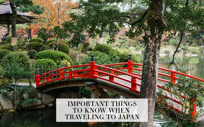 Important Things To Know and Travel Tips for Japan and East Asia