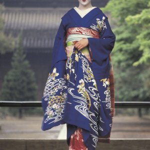 Young women wear traditional dress on Seijin no Hi.